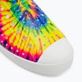 Native Jefferson Print Kinder Turnschuhe Schale weiß/Schale weiß/Neon Multi Tie Dye 7