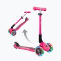 Globber Junior Foldable Lights tiefrosa Kinderroller mit drei Rädern 5