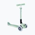 Globber Junior Foldable Lights Eco pistazienfarbener Dreirad-Roller für Kinder