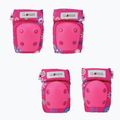 Globber Toddler tief rosa/Blumen Babyschützer-Set