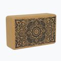 Yoga Design Lab Kork Yoga Würfel braun BL-Kork-Mandala schwarz 7