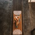 Yoga Design Lab Kork 3 5 mm braun Mandala Weiß Yogamatte 8