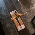 Yoga Design Lab Kork 5 5 mm braun Mandala Weiß Yogamatte 5
