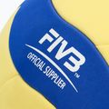 Volleyball Mikasa VS123W yellow/blue Größe 5 3