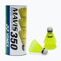 YONEX Mavis 350 Y Badminton Federbälle 3 Stk. gelb