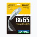 Badmintonsaite YONEX BG 65 Ti Satz 10 m weiß