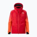 Men's Descente Hybrid Down Skijacke mandarin orange/ electric red