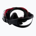 TUSA Tauchset Maske + Schnorchel + Flossen Rot UP-3521 8