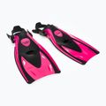 TUSA Tauchset Maske + Schnorchel + Schwimmflossen rosa UP-1521 2