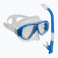 TUSA Tauchset Maske + Schnorchel blau UC-7519P