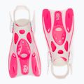 TUSA Tauchset Maske + Schnorchel + Schwimmflossen rosa UP-0201 3