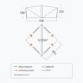 Vango Trigon AirHub Zeltunterstand marokkanisch blau 6