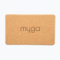 Yoga-Block Myga Cork Block brown