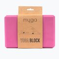 Yoga-Block Myga Foam Block pink 4