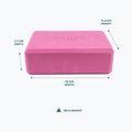 Yoga-Block Myga Foam Block pink 5