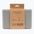 Yoga-Block Myga Foam Block do jogi grey 2