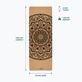 Yogamatte Myga Mandala XL 6 mm brown 7