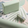 Yoga-Set Myga Palm Yoga Set mat + block + green strap 5
