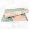 Yoga-Set Myga Palm Yoga Set mat + block + green strap 6