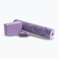 Yoga-Set Myga Chakra Yoga Set mat + block + purple strap 2