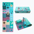 Yoga-Set Myga Spirit Yoga Set mat + block + turquoise strap 12
