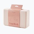 Myga Yoga-Block aus Schaumstoff beige 3