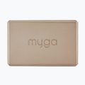 Myga Yoga-Block aus Schaumstoff braun