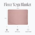 Yogadecke Myga Fleece blush 10