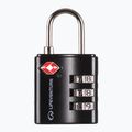Lifeventure TSA Combi Lock Vorhängeschloss schwarz