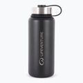 Lifeventure Edelstahlflasche 1000 ml Thermoflasche schwarz