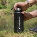 Lifeventure Edelstahlflasche 1000 ml Thermoflasche schwarz 4