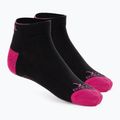 Damen Tennissocken Karakal X2+ Trainer schwarz/rosa KC538