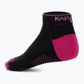 Damen Tennissocken Karakal X2+ Trainer schwarz/rosa KC538 2