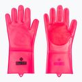 Muc-Off Deep Scrubber Handschuhe rosa Fahrradreinigungshandschuhe