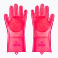 Muc-Off Deep Scrubber Handschuhe rosa Fahrradreinigungshandschuhe 3