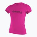 Schwimm T-Shirt Damen O'Neill Basic Skins Sun Shirt fox pink