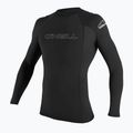 Men's O'Neill Basic Skins Rash Guard Schwimmen Shirt schwarz 3342