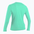 Damen Schwimmen Langarm O'Neill Basic Skins Sun Shirt hell aqua 2