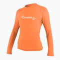 Damenschwimmen Langarmshirt O'Neill Basic Skins Sun Shirt light grapefruit