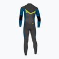 O'Neill Youth Ninja 5/4 Chest Zip Full schwarz/ultra blau/dayglo Kinder Neoprenanzug 2