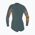 Women's O'Neill Bahia 2/1 Front Zip Short Spring shade/ arta geo/ shade Neoprenanzug 2
