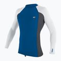 Men's O'Neill Premium Skins Rash Guard Tiefsee/ Graphit/ Weiß Schwimmen Longsleeve