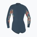 Women's Swim Foam O'Neill Bahia 2/1 Front Zip Short Spring Copen blau/gemalt tropisch/offen blau 2