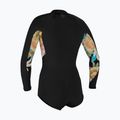 Women's Swim Foam O'Neill Bahia 2/1 Front Zip Short Spring schwarz/mikah floral/schwarz 2