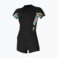 O'Neill Bahia 2/1 mm Front Zip Spring schwarz/ micah floral/ schwarz Damen Neoprenanzug 7