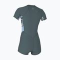 Damen-Neoprenanzug O'Neill Bahia 2/1 Front Zip SS Spring shade/palmento tropical/faded denim 2
