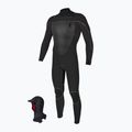 Neoprenanzug Herren O'Neill Mutant Legend 5/4 mm Chest Zip with Hood Full black/tempered steel