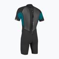 Herren Schwimm-Neoprenanzug O'Neill Reactor-2 2mm Back Zip SS Spring HJ5 black/tide pool 2