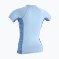 Damen-Badeoberteil O'Neill Hyperfreak Skins Rash Guard chambray blue/surf abstract 2