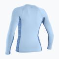 Langarm-Schwimmshirt O'Neill Hyperfreak Skins Rash Guard chambray blue/surf abstract 2